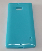 Силиконов гръб ТПУ гланц за Nokia Lumia 930 / Nokia Lumia 929 светло син